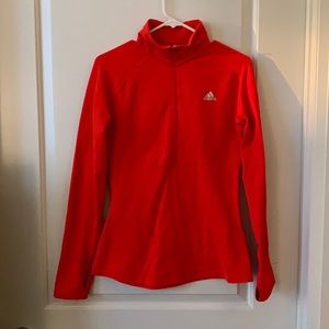 ADIDAS- Orange ‘Climawarm’ Jogging Sweater